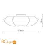 Потолочный светильник Patrizia Garganti Nana PG440 - Схема